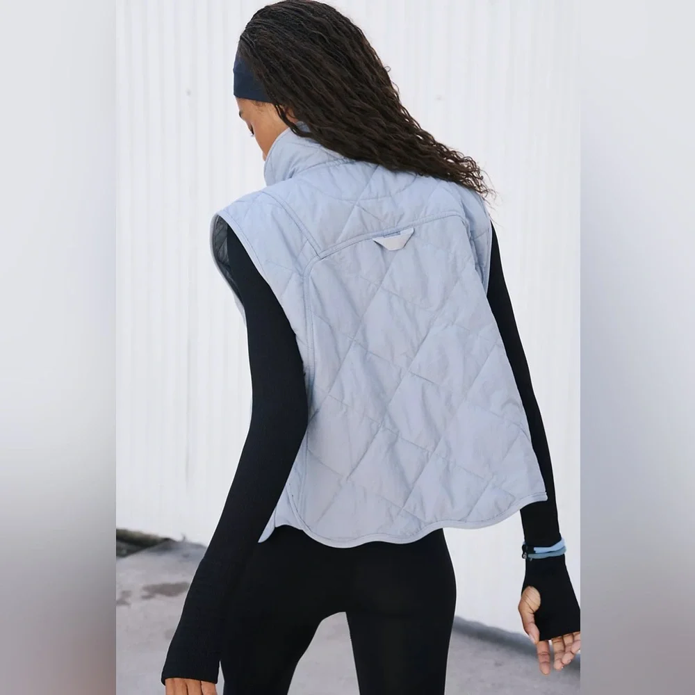 Free people Quinn Quilted Puffer Vest xs NWOT - Picture 2 of 6